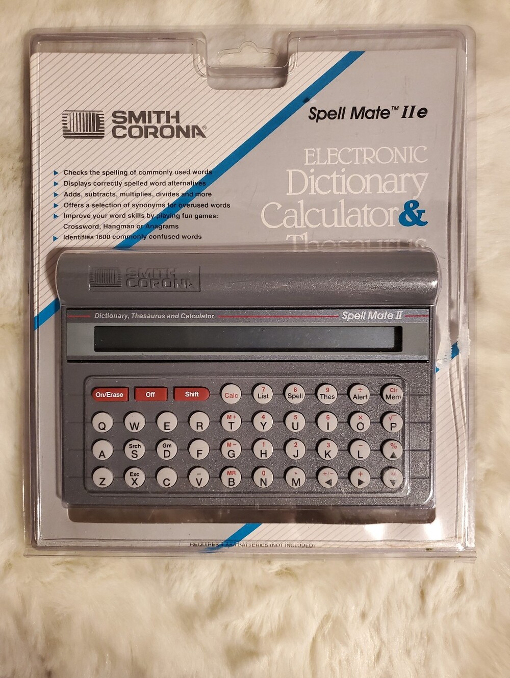 Vintage 1988 Spell Mate IIe Electronic Dictionary, Calculator & Thesaurus